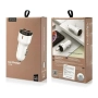 Ładowarka samochodowa 2xUSB 2.4A + kabel iPhone Lightning VIDVIE CC06 biała